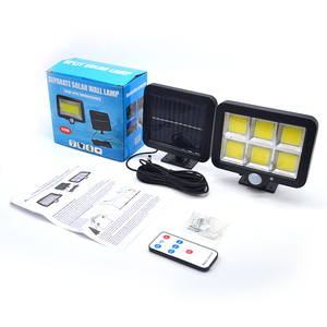 Lampada da giardino a energia solare per esterni a prezzi economici di alta qualità 120 Core COB sensore di movimento impermeabile luci da giardino a parete solare - Product Image 6