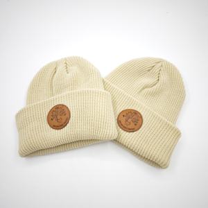 Gorro de Invierno de Punto Acrílico 100% Personalizado de Alta Calidad, Unisex, con Puño, Estampado de Goma en Relieve, Patrón de Camuflaje, para Adultos - Product Image 5