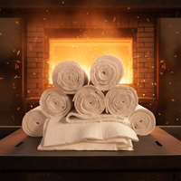 Couvertures en fibres céramiques 96 kg/m³ 128 kg/m³ CE pour l'isolation des chaudières et la solution de projet de protection incendie des navires – Achat en gros
