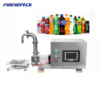 Machine de remplissage semi-automatique à pompe à engrenages servo UPK pour lait, jus, boissons, 60L/min, machine de remplissage de liquides avec pesage pour bouteilles d'eau
