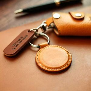 Popular Magnetic <b>Refrigerator</b> with Keychain Pendant Promotional Fridge Magnets PU Leather Accessories for Whiteboard - Product Image 3