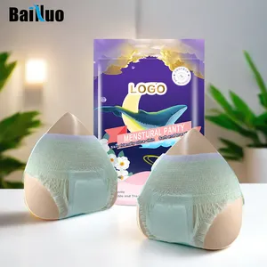 Women Wearing Ladies Panty Diapers Underwear Female Disposable Type Sanitary Napkins Pants Lady With Menstrual Pad Period