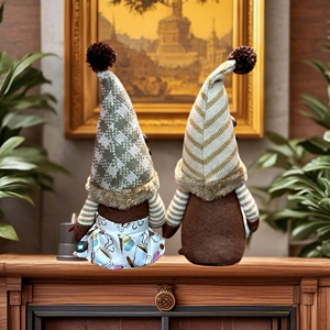 Gnomi del Caffè Fatti a Mano, Eco-Friendly e Durevoli, Decorazione per Bar, Giocattolo Imbottito Scandinavo Tomte <span class=keywords><strong>Nisse</strong></span>, Arredamento Rustico - Product Image 5