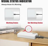 Adaptor Daya 48V untuk Starlink Gen3 144W PD AC ke DC, Output PC, Bahan Tahan Api untuk Starlink Gen3 V3