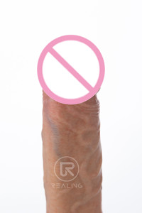 REALING Realistische Silikon Sexspielzeug Bälle Dicker Umfang Dong Penis 30*13*8,5 für beide Männer Frauen Sexy Masturbation Dicker Breiter Dong - Product Image 3