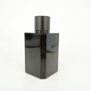 Hotsale 100ml bottiglia di profumo nero opaco marca di profumo bottiglia di vetro con tappo nero opaco azienda di produzione I - Product Image 2