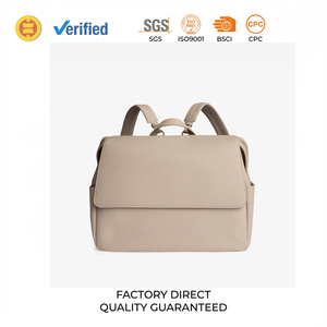Sac à dos de voyage imperméable en <span class=keywords><strong>cuir</strong></span> PU pour maman et femmes enceintes, fermeture éclair, portable, <span class=keywords><strong>cuir</strong></span> végétalien personnalisé - Product Image 1