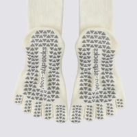 Xiangyi Vente en gros 5 orteil coton sport Pilates Grip Fitness Chaussettes Femme
