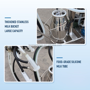 Machine à traire <span class=keywords><strong>manuelle</strong></span> non électrique, traiteur portable pour vache, chèvre, mouton, usage domestique et laitier - Product Image 4