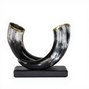 Portavelas Navideño Hecho a Mano con Cuerno de Buey, Hueso Animal y Diamantes, Ecológico, de la Mejor Calidad, B.S INTERNATIONAL - Product Image 6