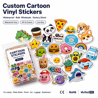 Autocollants amusants de dessins animés, autocollants en vinyle imperméables pour ordinateur portable, bouteille d'eau, téléphone, voiture, bagages, skateboard, autocollants DIY