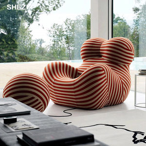 SHEZI personnalisé maman embrassant chaise décontractée concepteur Cair créatif paresseux inclinable Chir en forme d'embrasser balle Char chaise à bulles - Product Image 2