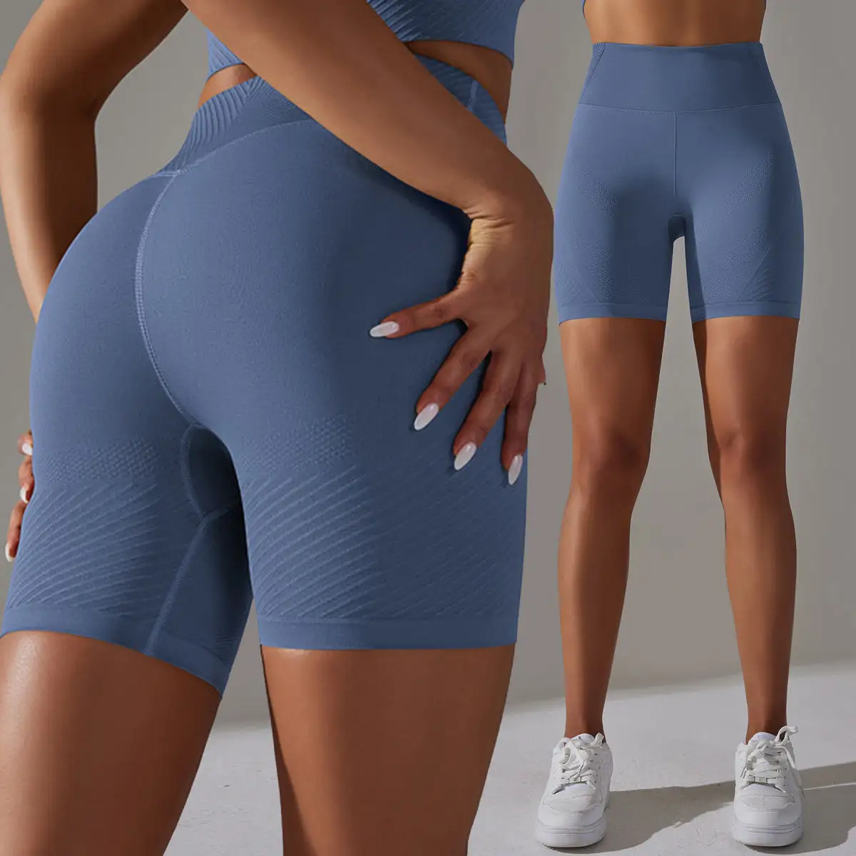 2024 Nieuwste Naadloze Workout Shorts Legging Voor Vrouwen Hoge Taille Yoga Shorts Compressie Fitness Panty