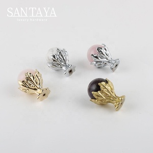 Santaya Chrome-plated Silver <strong>Crystal</strong> Brass Handles Kitchen Cabinet Pulls Bedroom Wardrobe Drawer <strong>Knobs</strong> Furniture Handle - Product Image 4