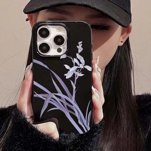 Funda de teléfono suave con estampado de flores de orquídeas de lirio para <span class=keywords><strong>iPhone</strong></span> 16 15 14 13 12 11 Pro Max XS XR X 7 8 Plus SE <span class=keywords><strong>2020</strong></span> 2022, funda a prueba de golpes - Product Image 4