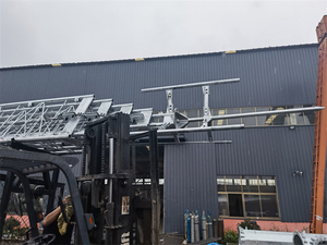 中国製ポータブルスピーカーリフト無線伸縮アンテナセルオンホイール伸縮アンテナタワー - Product Image 5