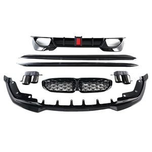 ขายส่งด้านหน้าลิปดิฟฟิวเซอร์ ABS กลอสสีดำรถชุดสำหรับ BMW <span class=keywords><strong>3</strong></span>ชุด G20 - Product Image 1