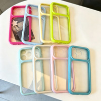 Coque de téléphone magnétique transparente avec protection intégrale de l'appareil photo, coque en PC transparente et bord en TPU souple pour iPhone 17 Pro Max