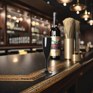 シャンパンフルート黒ショットグラス用ポリカーボネート7oz/200ml - Product Image 3