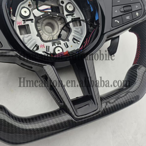 พวงมาลัยหุ้มหนังคาร์บอนไฟเบอร์มีรูพรุนสำหรับ BMW G ซีรีส์พวงมาลัย M3 G30 G20 M4 G82พวงมาลัยรถยนต์ CS M5สินค้าใหม่ - Product Image 2