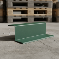 Perfil de Canal de PVC en Forma de Z Verde, Canal de PVC para Construcción