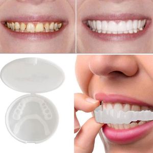 Nuevos aparatos de simulación de dientes, carillas sonrientes, <span class=keywords><strong>dentaduras</strong></span> postizas cosméticas, cubierta de diente falso superior e inferior, herramienta perfecta - Product Image 3