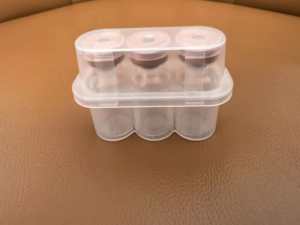 Wholesale Custom 3ml 3-units Sterile Cosmetic <b>Storage</b> <b>Box</b> Plastic <b>Small</b> Vial Holder Embossing Recycled Materials for <b>Small</b> Vials - Product Image 5