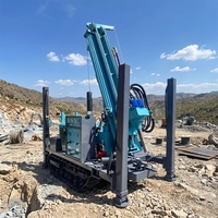 Nouvelle machine de forage de puits d'eau pneumatique diesel DTH avec compresseur et pompe à boue intégrée