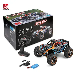 Xk carro de controle remoto, brinquedo wltoys 104009 2.4ghz rc 45kmh 1 10 4x4 4wd