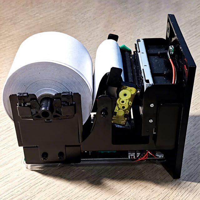 TOP TGP58 Thermal Ticket Label Receipt Printer Pulse/RS232 Interface 56mm Max Paper Size Black White Stock CE/FCC/ROHS 1-Year