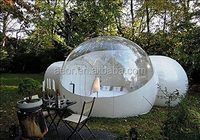 Vente chaude Camping Tente Maison En Plein Air Igloo Bulle Tente Gonflable Dôme Clair Bulle Tente Maison Pour Le Camping