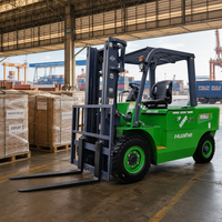 Chariot élévateur à contrepoids électrique de 5 tonnes, lithium, haute capacité, pour usine de fabrication, entrepôt de manutention, transpalette industriel
