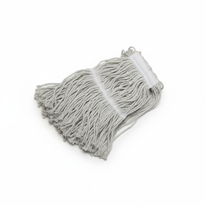 Gizmop Mopa Húmeda de Algodón de 300gr con Bucle de Algodón para Parquet y Suelos de Madera Natural, Autoescurrible, Antibacteriana, con Palo de Acero Inoxidable Duradero - Product Image 2