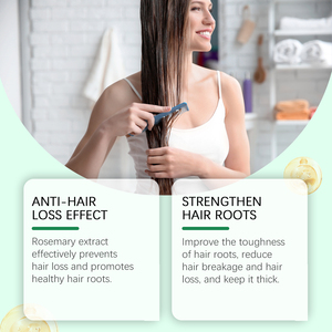 Huile capillaire à la rosemaine, hydrate, nourrit, répare les cheveux, soin pour cheveux secs, crépus et lisses - Product Image 3
