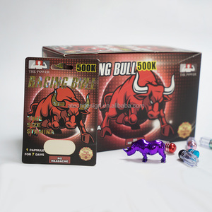 Cajas de Papel para Empaque de Cápsulas y Píldoras para Hombre, Venta al Por Mayor con MOQ Bajo, Personalizadas, con Blister, Magnum 15000K, Raging Bull, Black Bull, Rhino - Product Image 2