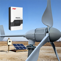 Éolienne à haute efficacité 1 kW 220 V certifiée CE, vitesse de démarrage personnalisée pour usage commercial