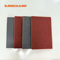 Pad Pengamplas Berkualitas Tinggi Merah/Abu-abu 6X9 Inci Persegi Panjang Bahan Nilon Non-Woven