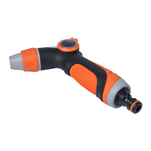 Pistola de agua para lavado de coches Huabangshi, de plástico naranja, manual, para uso doméstico, con manguera y boquilla de pulsación. - Product Image 3