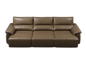 Canapé-<span class=keywords><strong>lit</strong></span> modulaire multifonctionnel rétractable en cuir avec télécommande électrique, style minimaliste <span class=keywords><strong>italien</strong></span>, pour salon - Product Image 5