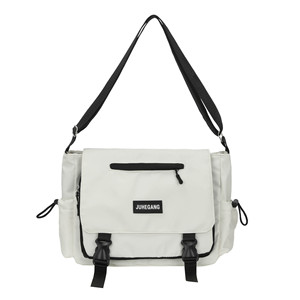 Borsa a tracolla Casual per studenti di grande capacità personalizzata Versatile borsa a tracolla in Nylon in pelle alla moda con lettera nuova <span class=keywords><strong>Messenger</strong></span> - Product Image 4