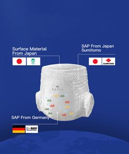 Pantalones <span class=keywords><strong>de</strong></span> pañales personalizados para bebé, almohadilla desechable para pañales <span class=keywords><strong>de</strong></span> bebé, fabricante OEM, <span class=keywords><strong>precio</strong></span> más competitivo, venta al por mayor - Product Image 5