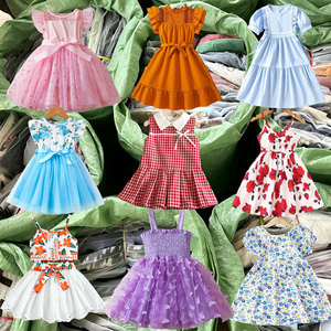 Vente directe usine : Robes neuves pour filles, vêtements d'occasion, Ropa de Bebe, lots en gros d'articles pour enfants en balles - Product Image 1