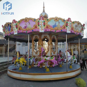 Sang trọng mini trong nhà/ngoài trời <span class=keywords><strong>Carousel</strong></span> Rides Kiddie máy để bán - Product Image 6