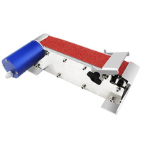 Mini ponceuse à bande électrique étanche 50 mm pour ponçage humide et sec du métal, du bois, du plastique, de l'acrylique et affûtage de couteaux DIY