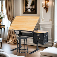 Bureau à dessin moderne Table à dessin à angle réglable Hauteur réglable Professionnel