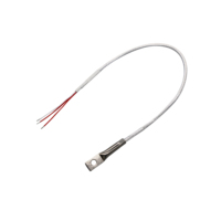 Flachloch-Temperaturfühler PT100 mit geflochtenem PTFE-Kabel für hohe Temperaturen, Oberflächenmontage-RTD-Sonde für Motorkühlkörper, kundenspezifische OEM-Fertigung