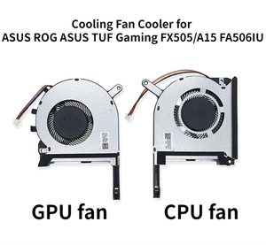 Phụ Kiện Máy Tính Xách Tay Và Các Bộ Phận <span class=keywords><strong>CPU</strong></span> GPU Làm Mát Fan Set Đối Với Asus Tuf Chơi Game Fx705D Fx705dt Fx705du Fx705dd Fx705G Fx505ge Người Hâm Mộ - Product Image 2