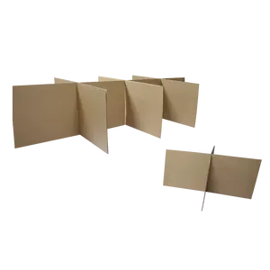 Wholesale custom corrugated cardboard divider paperboard partition for table