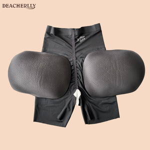Pantalones cortos moldeadores acolchados 3 en 1, <span class=keywords><strong>bragas</strong></span> de Control de cintura alta sin costuras <span class=keywords><strong>con</strong></span> almohadillas extraíbles para glúteos, potenciador de cadera, levantador de trasero - Product Image 6