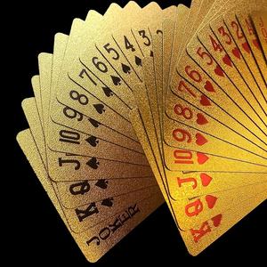 Cartes à jouer <span class=keywords><strong>en</strong></span> feuille d'or 24K personnalisées-parfaites pour le poker, les <span class=keywords><strong>blagues</strong></span> pratiques et les cadeaux de fête Noël Halloween Thanksgiving Gift - Product Image 5